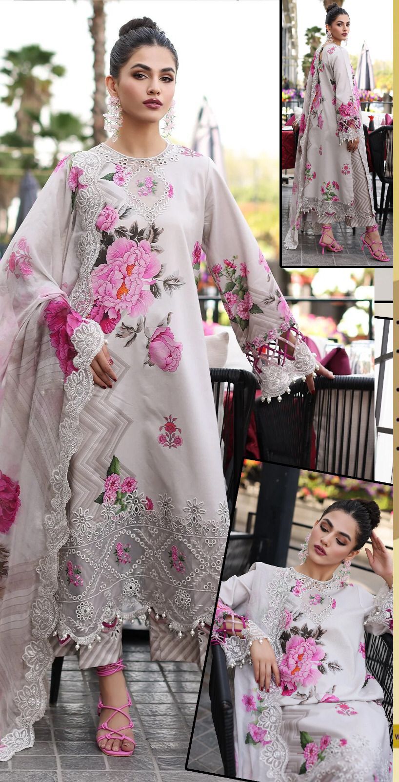 Silk Embroidery Suit