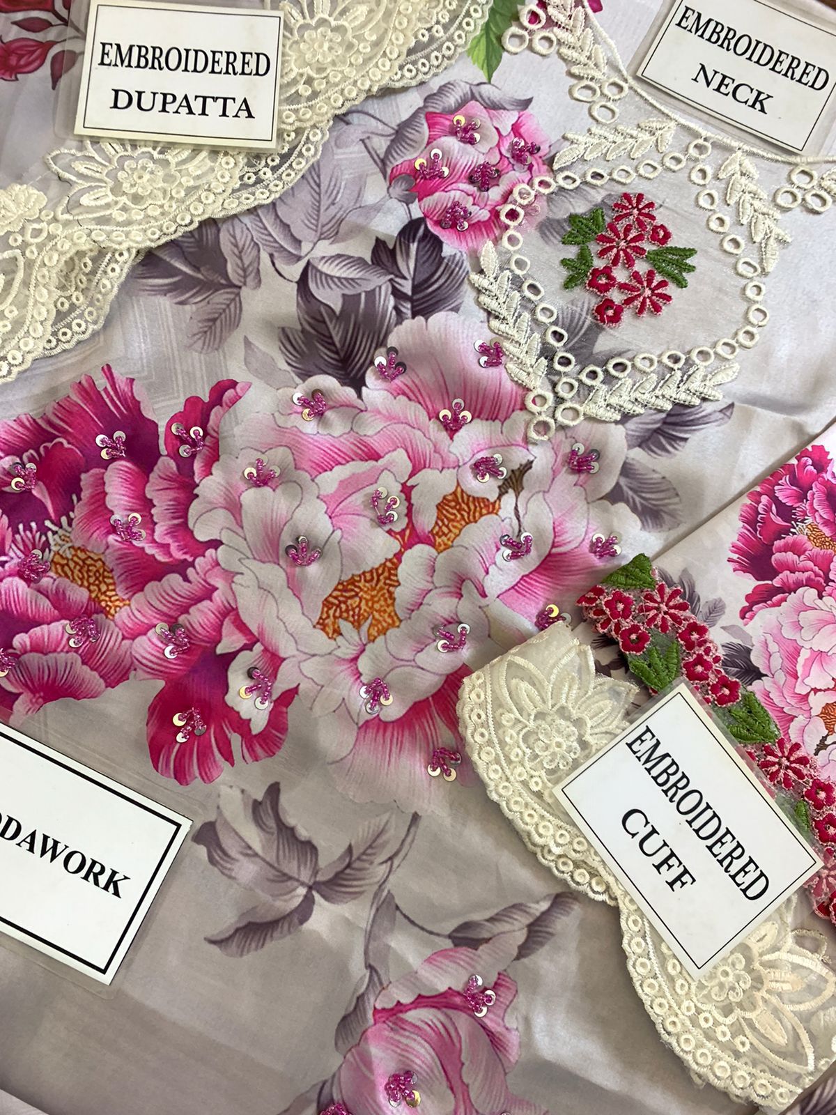 Silk Embroidery Suit - Image 5