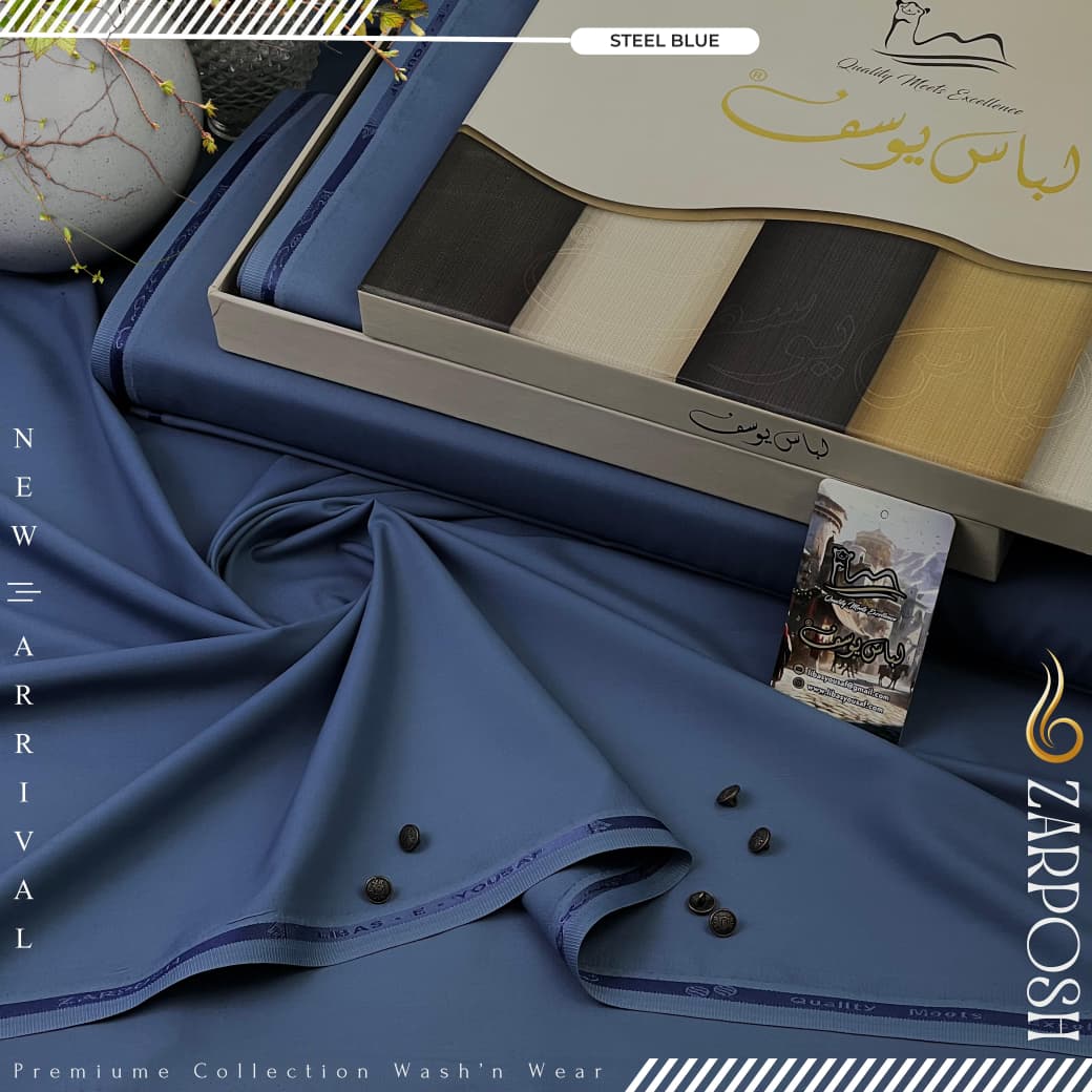 ZARPOSH by Libas-e-Yousaf – Premium Men’s Unstitched Winter Fabric (Wash & Wear)