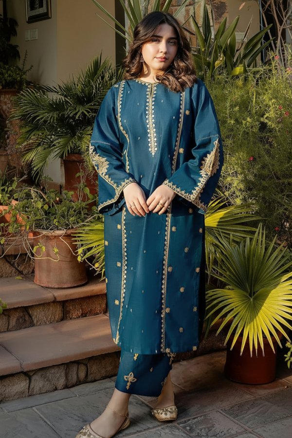 Urge Winter Collection 2025/26 Premium Dhanak 2PC Heavy Embroidered Suits