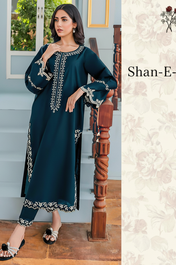 Batik Winter Collection 2025/26 Premium Dhanak 2PC Embroidered Suits