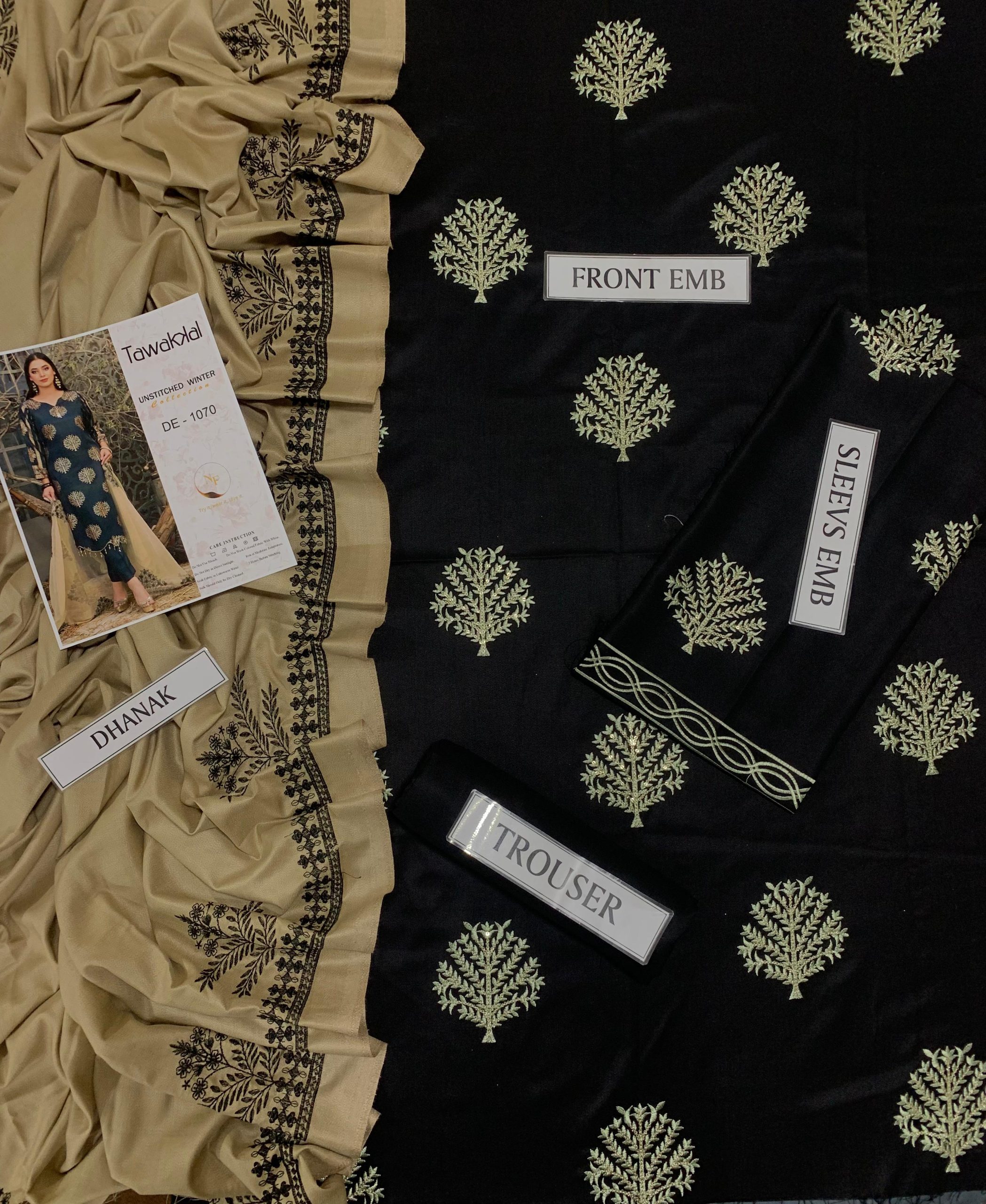 Tawakal Winter Collection 2025/26 Premium Dhanak Embroidered Suits