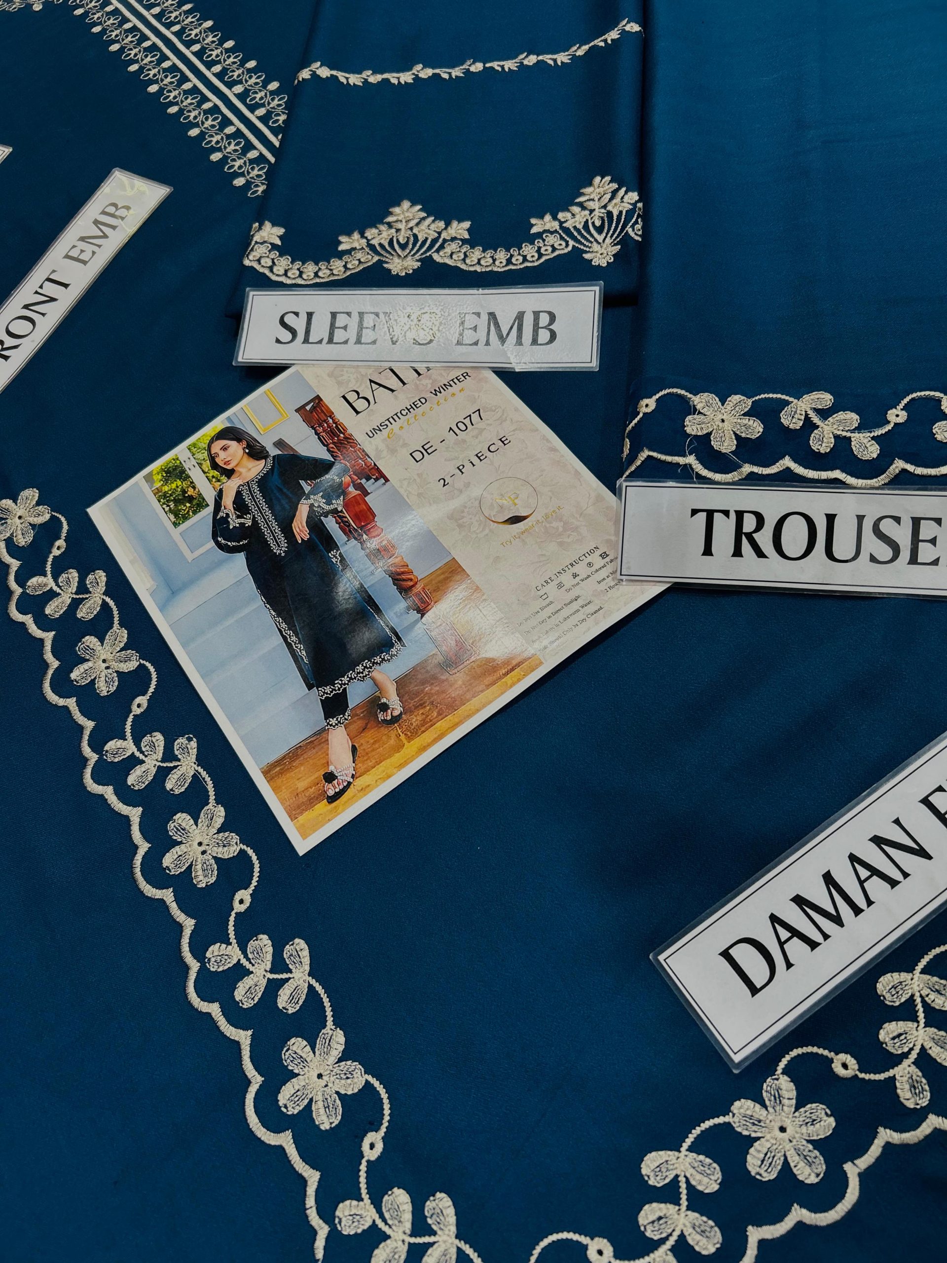 Batik Winter Collection 2025/26 Premium Dhanak 2PC Embroidered Suits - Image 4