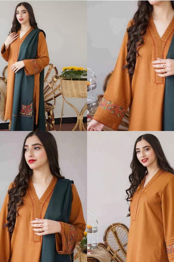 Premium Dhanak 3PC_ Winter Dhanak Collection