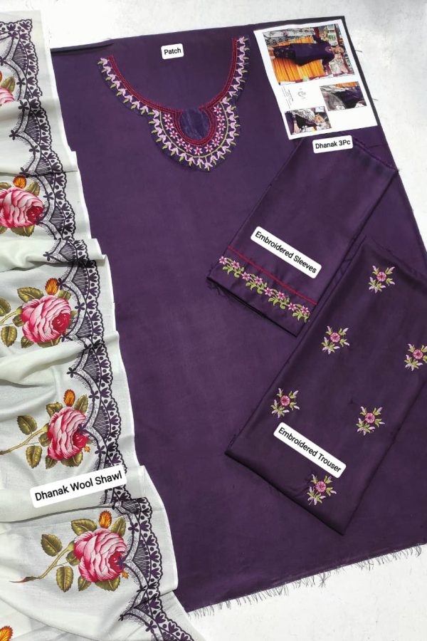 Winter Dhanak Collection – Premium Dhanak 3PC