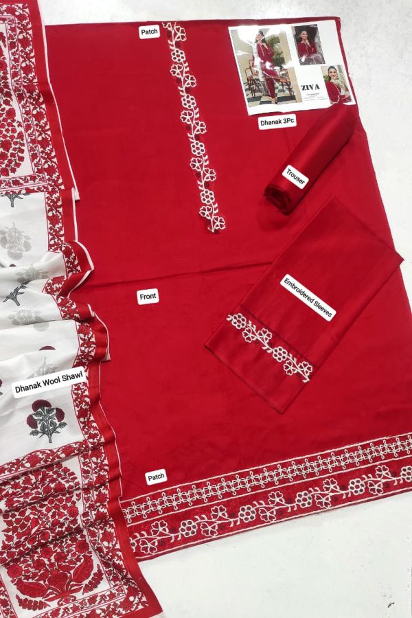 Winter Dhanak Collection – Premium Dhanak 3PC