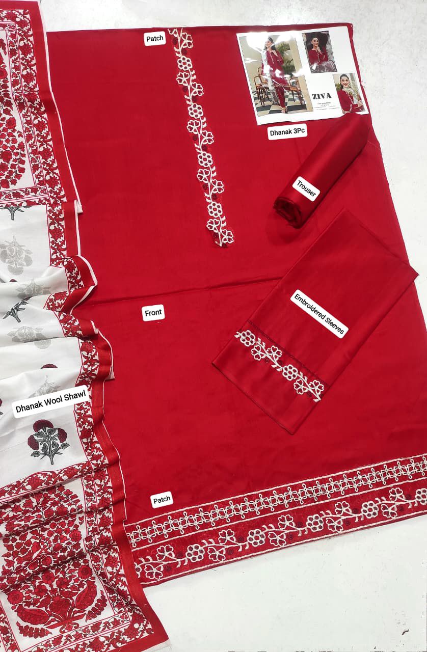 Winter Dhanak Collection – Premium Dhanak 3PC