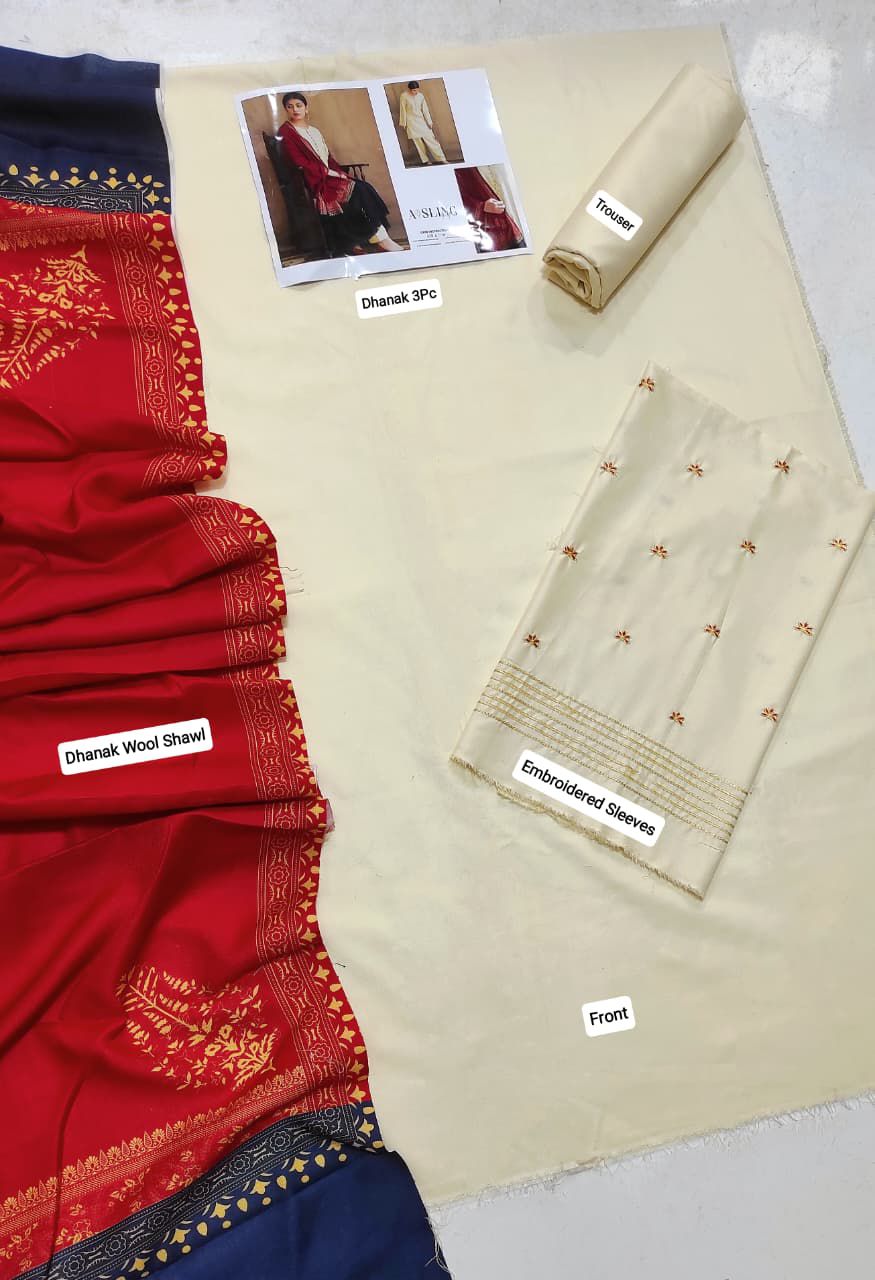 Asling Winter Dhanak Collection 2025-2026 – Premium Air-Jet Dhanak 3PC