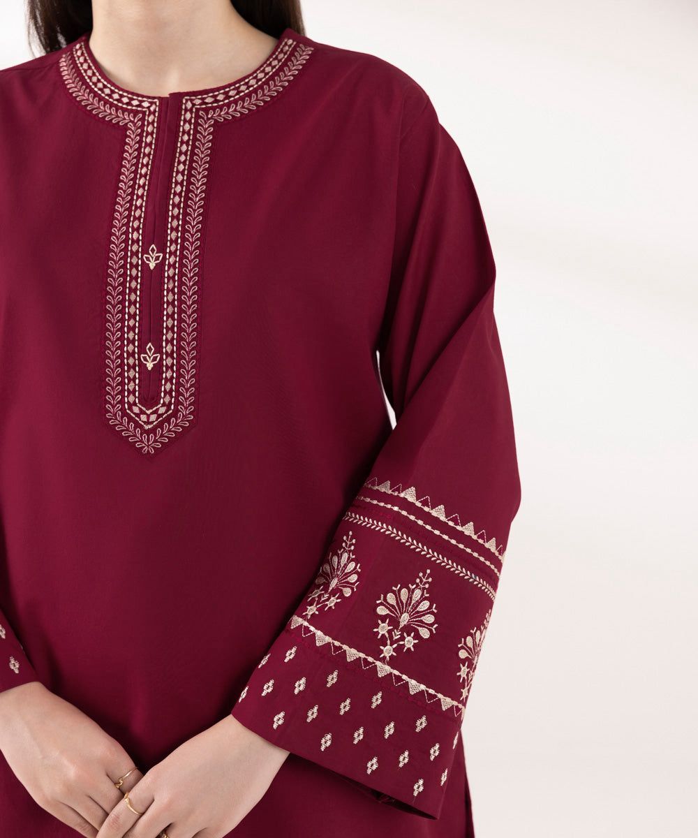 SAPPHIRE PREMIUM AIR-JET DHANAK 3PC EMBROIDERED SUIT - Image 5