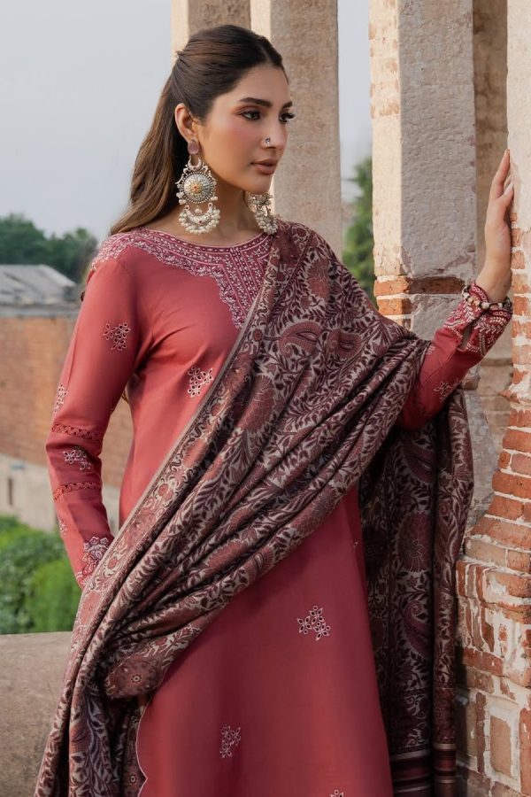 IZEL PREMIUM AIR-JET DHANAK 3PC EMBROIDERED SUIT