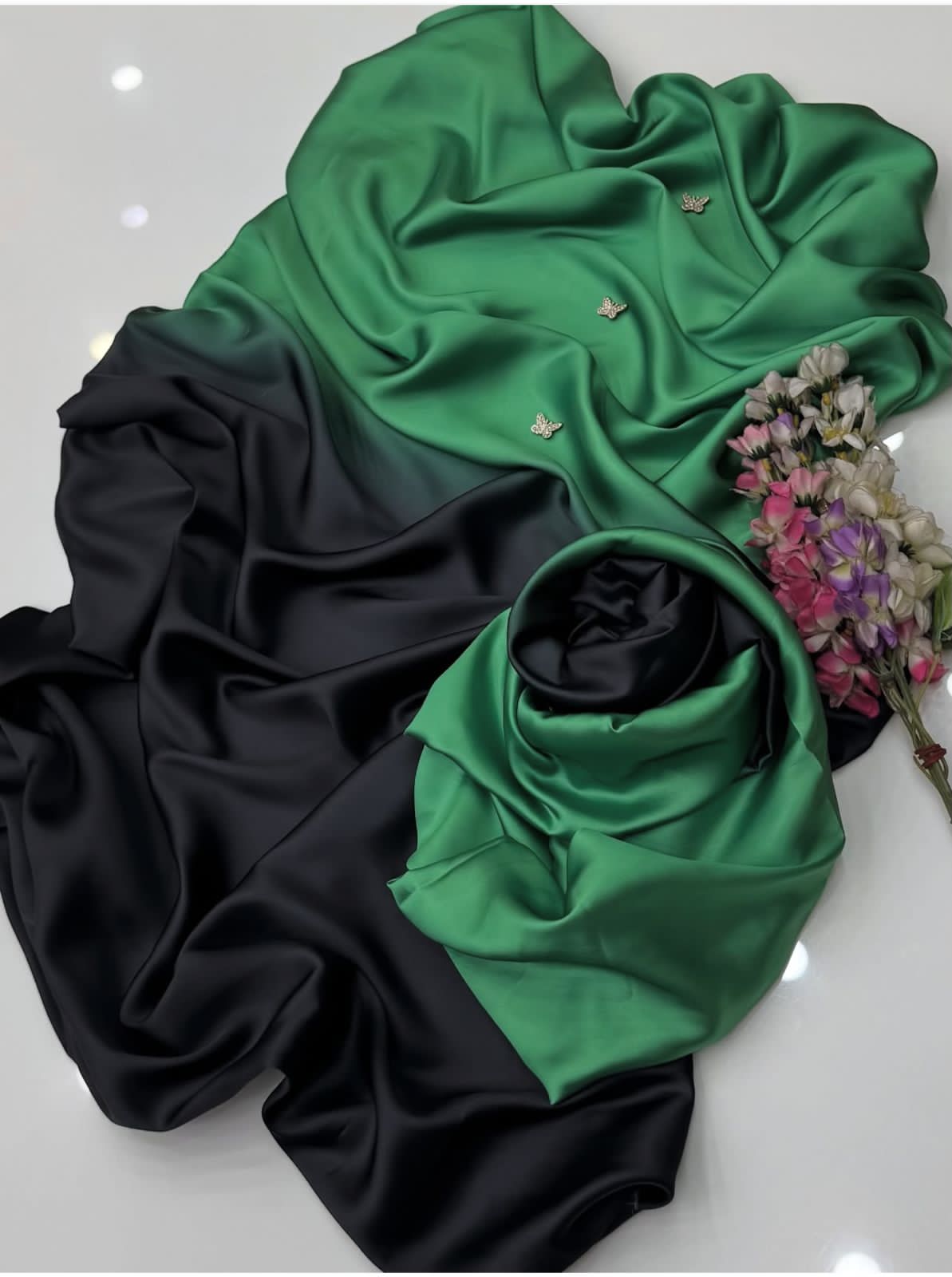 3PC Dress Printed Silk – Complete 3-Piece